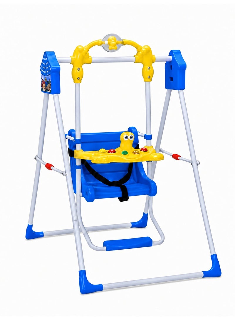 Baby Swing, Home Indoor Outdoor Swing with Safety Seat, Infant Swing, Backyard Swing Sets, Infant and Toddler Chair Swing Set - Image 1