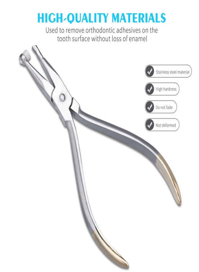 ANNWAH Dental Adhesive Removing Pliers - Orthodontic Cement Remover Pliers Braces Glue Bonding Remover Tool - Image 3