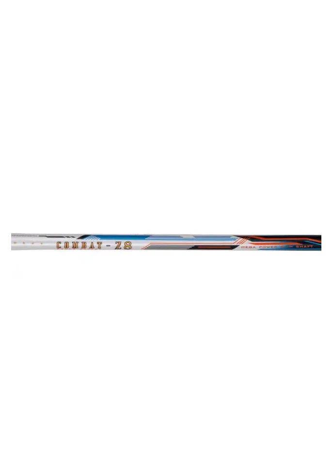 Li-Ning Combat Z8 Carbon Fibre Unstrung Badminton Racket With Free Full Cover (White/Navy/Copper)