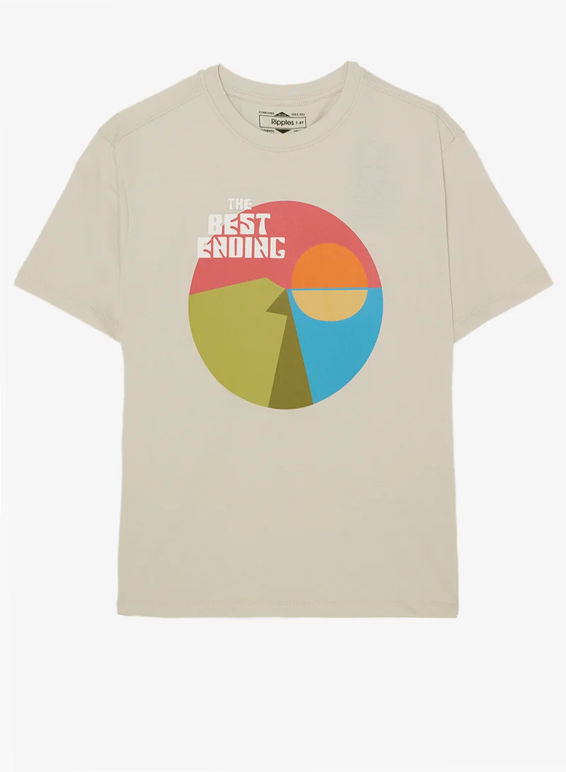 Ripples Boys Drop Shoulder Tee