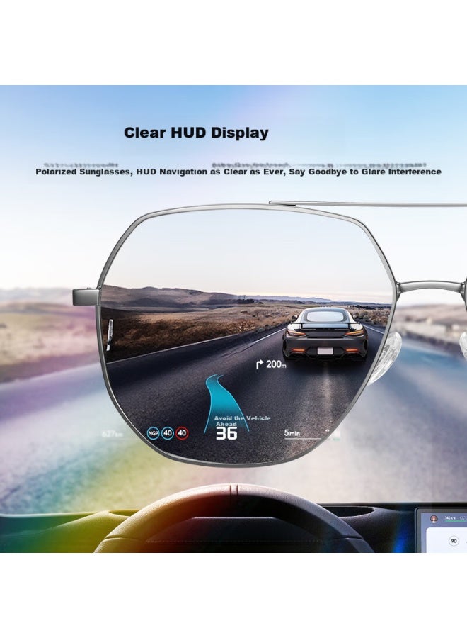 Caponi Polarized Photochromic Sungl Hud Display Driving Night Vision Gl For Men And Women - Image 2