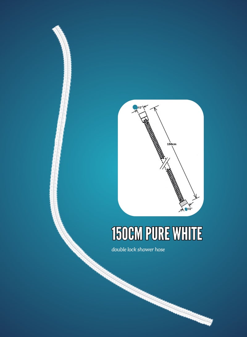 MAAT Deluxe Pure White Rain Shower Set | Deluxe Pure White Rain Shower Set | Turkish Quality  - Image 4