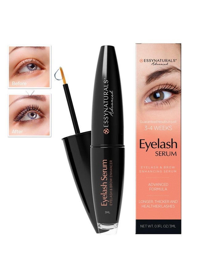 EssyNaturals Advanced Essynaturals Premium Eyelash Growth Serum for Longer, Fuller, Thicker Lashes - Image 3