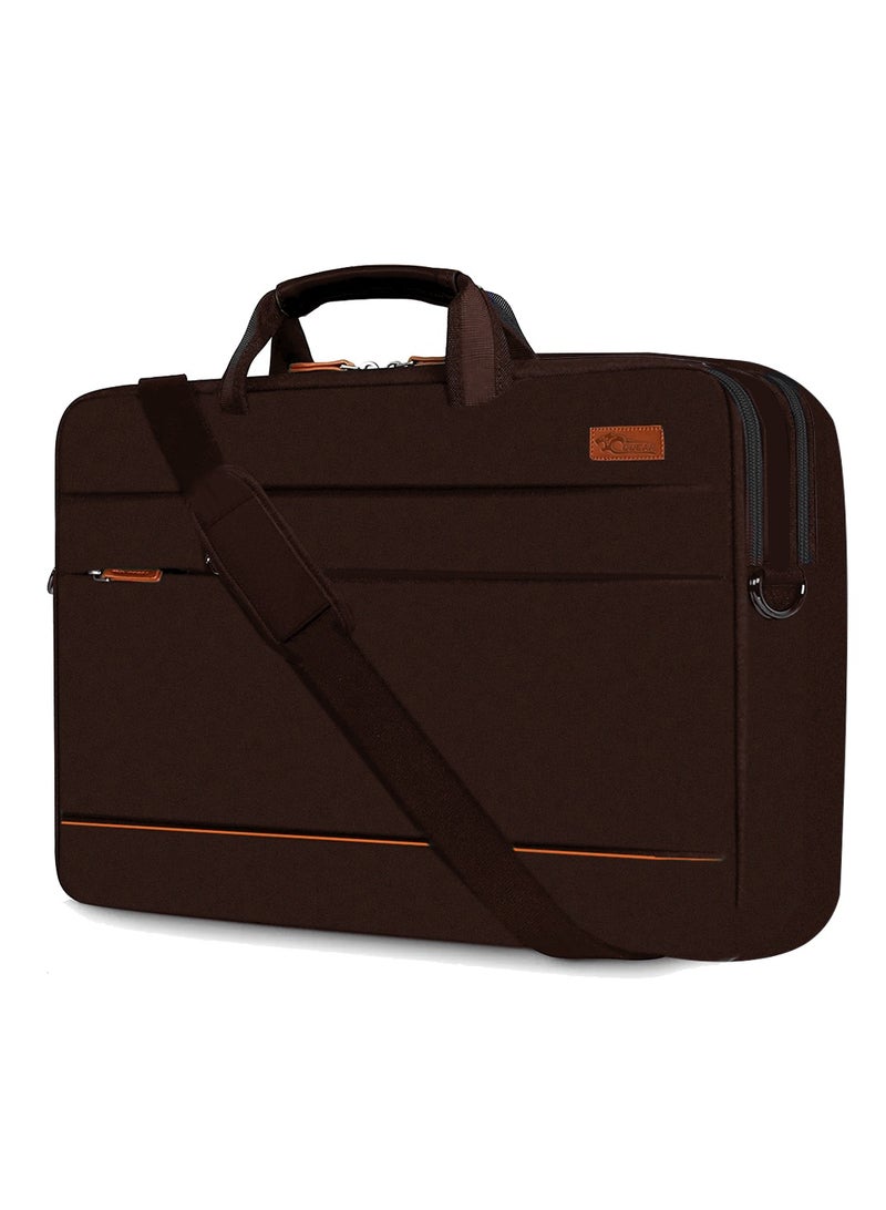 Cougar COUGAR-EGY laptop & Briefcase Bag for laptop, shoulder bag for men fits up to 15.6" (010 - BROWN) - Image 1