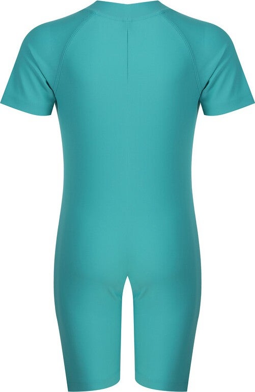 Remsa Mayo Remsa Swimsuit Jumpsuit Short Sleeve Shorts Kids Baby Swimsuit 5155 Mint  - Image 4