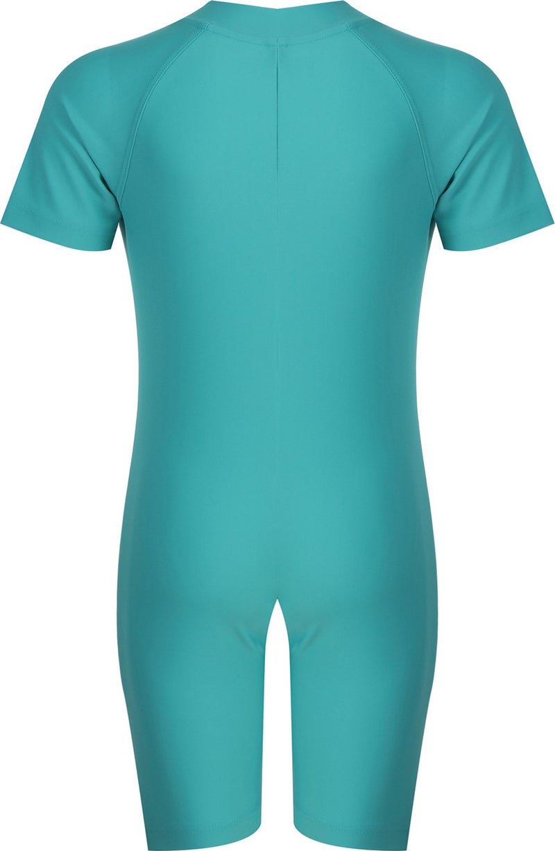 Remsa Mayo Remsa Swimsuit Jumpsuit Short Sleeve Shorts Kids Baby Swimsuit 5155 Mint  - Image 2