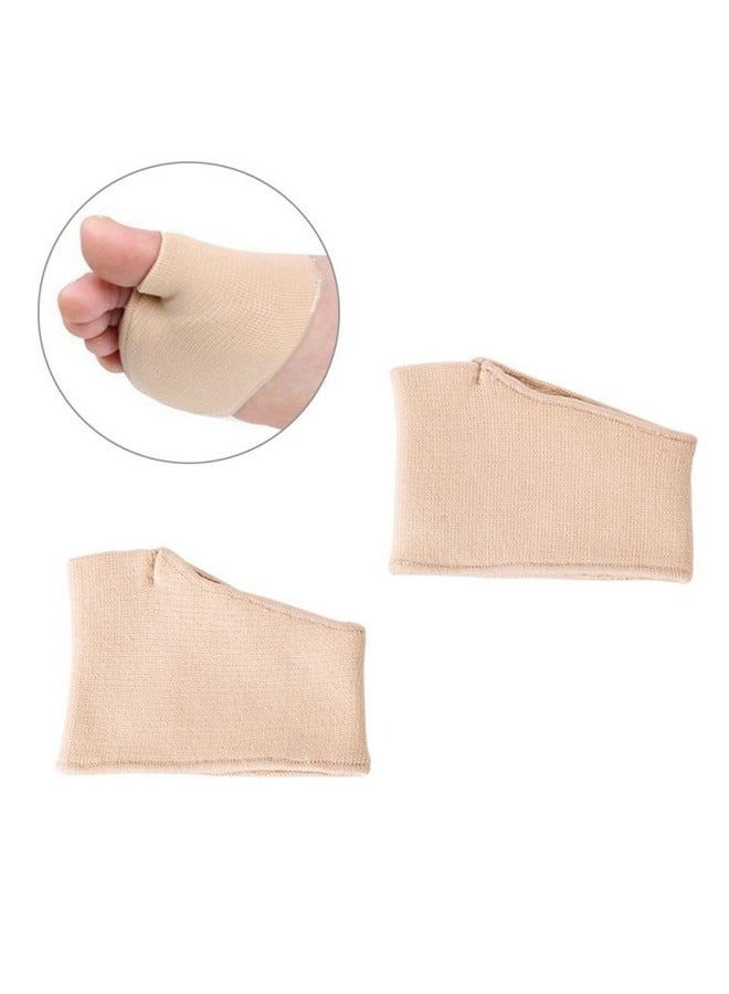 Beauenty 2 Pcs Pads for Women and Men, 1 Pair Foot Cushion Pads Ball of Foot Cushion Gel Sleeves Cushions Pad Fabric Soft Socks for Supports Feet Pain Relief, L Size - Image 4