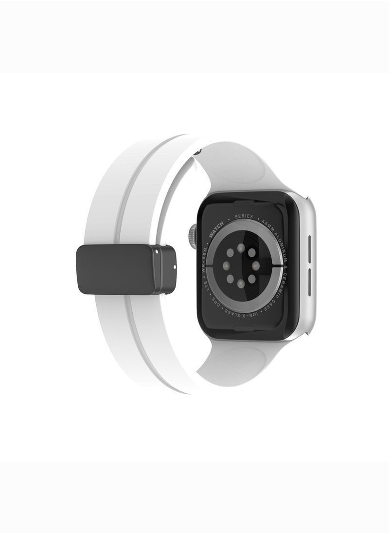 Generic - Soft Silicone Watch Band Sport Band with Magnetic Buckle for 42/44/45/49mm Apple Watch Ultra 2/Ultra and Series 9/8/SE 2nd/7/SE/6/5/4/3/2/1 - Image 1
