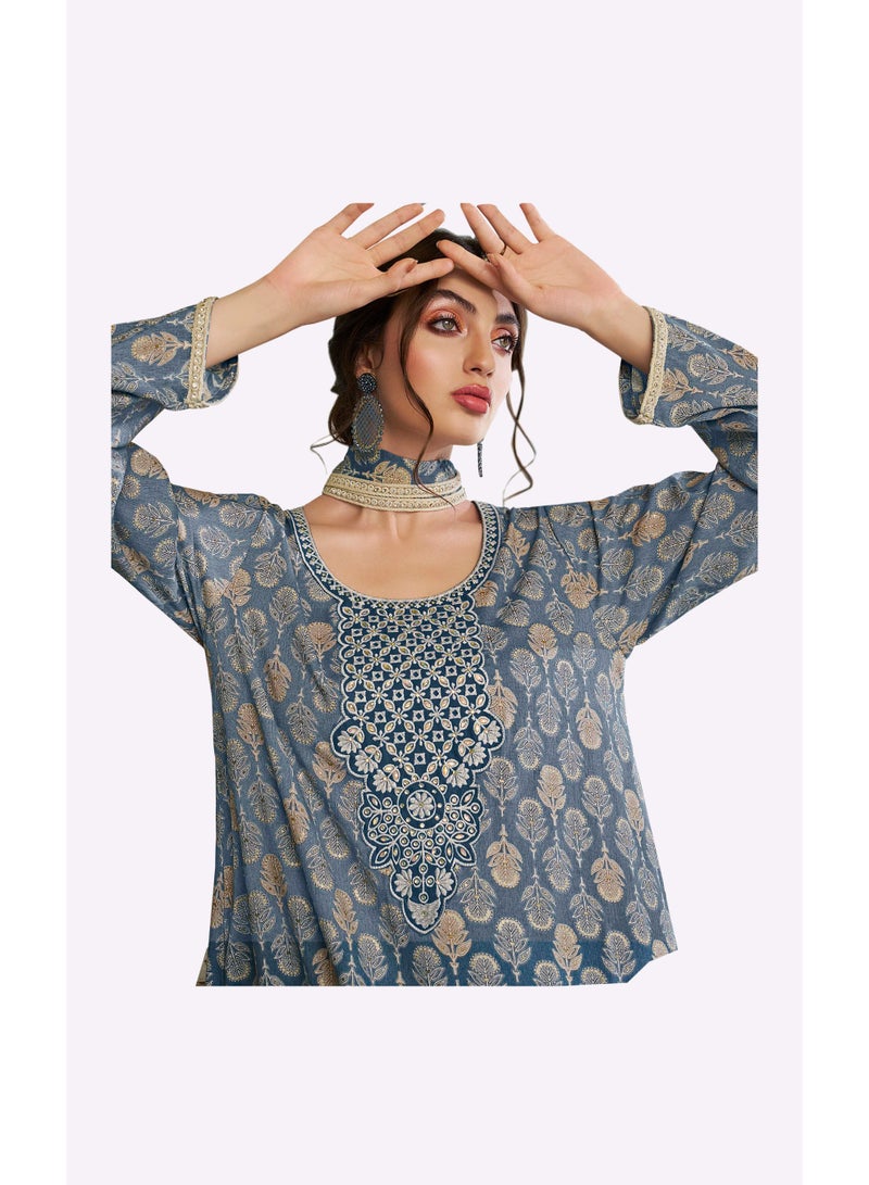 Sara Arabia Dandelion Print Jalabiya - Image 2