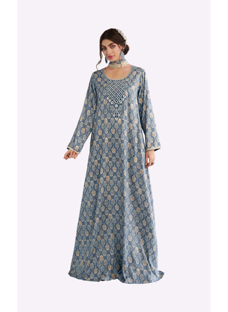 Sara Arabia Dandelion Print Jalabiya - Image 1