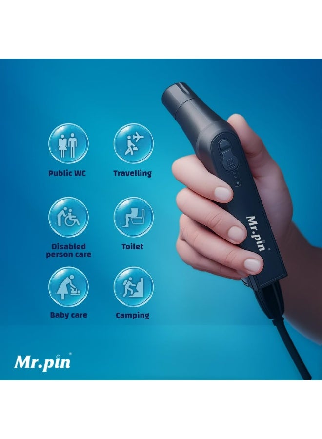 Mr.Pin Portable Bidet For Travel | Portable Shattaf Rechargeable, Travel Camping Bidet Shower Sprayer Travel bidet shattaf almusafir - Image 5