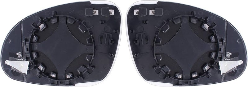 HouYeen Left Passenger Side and Right Driver Side Heated Wing Mirror Glass for V-W Golf Mk 5 03-08 Mk 6 Estate 09-13 1K0857521 - Image 2