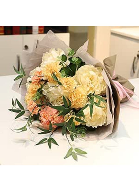 Yatai Artificial Rose Daisy Flowers Bouquet, Wedding Bridal Bouquet Marriage Proposal Gift, Wedding Holding Bouquet With Artificial Flowers Lace Long Ribbon