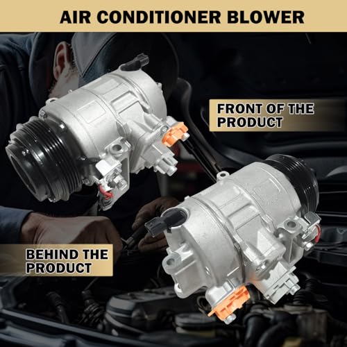 Aspligo Air Conditioner AC Compressor Fits for Ford Edge Fusion 2.0L 2.5L 2013-2020, for Lincoln MKZ 2.0L 2013-2020, with A/C Clutch, CO29119C AC Compressor, Replaces DG9H19D629CA, DG9Z19703C - Image 3