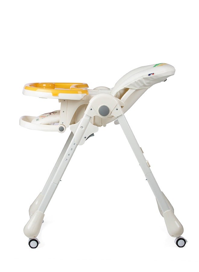 Jikel Tron Highchair With Adjustable Height And Tray, Up To 3 Years  - Merigold - Image 2