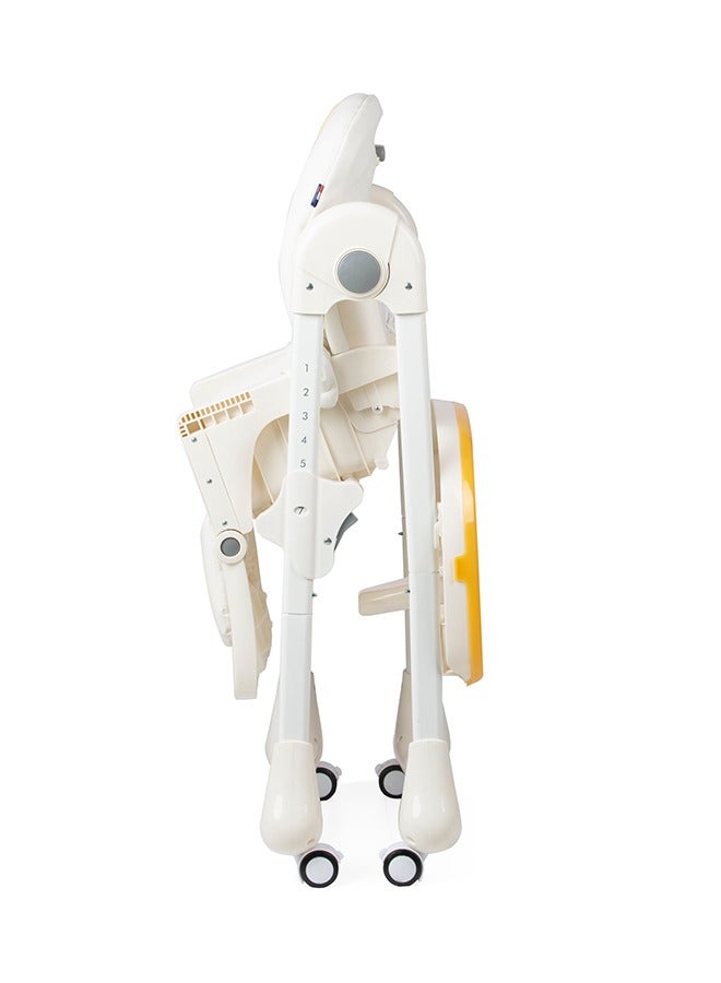 Jikel Tron Highchair With Adjustable Height And Tray, Up To 3 Years  - Merigold - Image 3