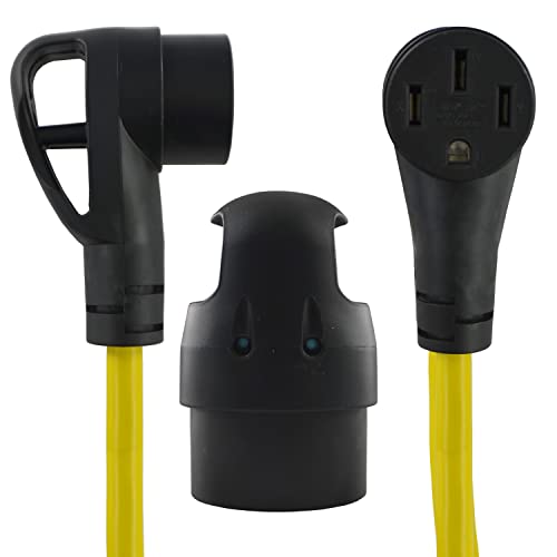 Conntek EV1430T NEMA 14-30P to NEMA 14-50R Pigtail Adapter Compatible with RV and Tesla Use - Image 3