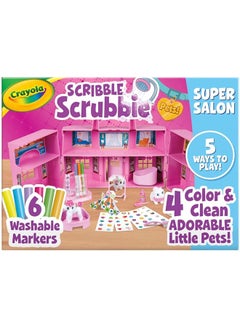 Scribble Scrubbie Pets Super Salon Color Paint And Wash Toy Gift For Kids Ages 3 4 5 6