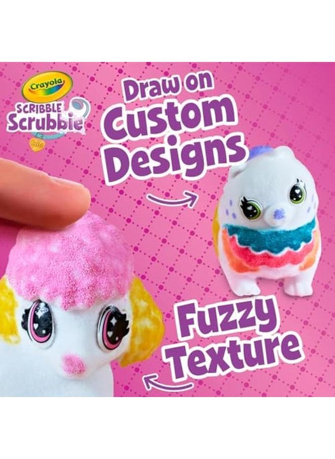 Crayola - Scribble Scrubbie Pets Super Salon Color Paint And Wash Toy Gift For Kids Ages 3 4 5 6 - Image 1