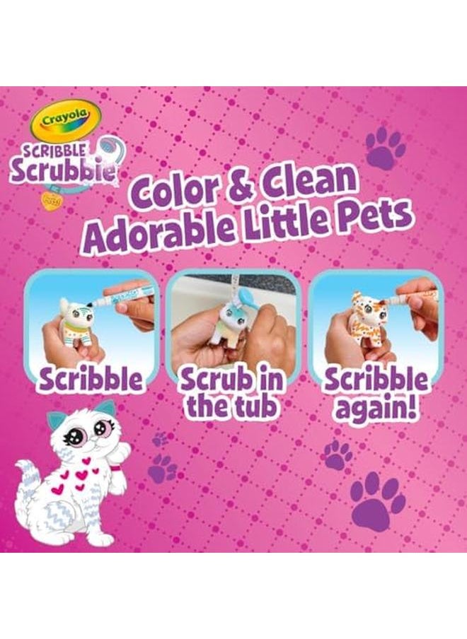 Crayola - Scribble Scrubbie Pets Super Salon Color Paint And Wash Toy Gift For Kids Ages 3 4 5 6 - Image 1