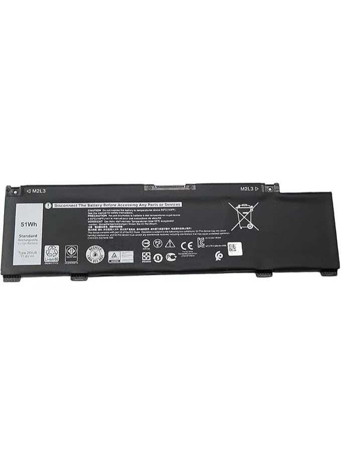 replacement 266J9 for Dell'' G3 15 3500 3590 3790 G5 15 5500 SE 5505 P89F Inspiron 5490 INS 15PR-1545W 1548BR 1645W 1742W Series 0415CG C9VNH - Image 1