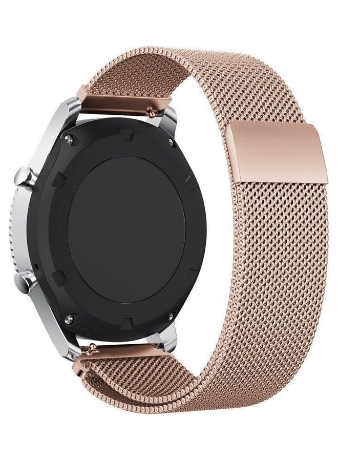NIBEMINENT Loop Stainless Steel Smartwatch Strap Band For Huawei GT2/GT Rose Gold  - Image 3