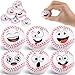 Arrowbash 12 Pcs Mini Face Stress Balls for Boys Girls Sport Funny Face Squeeze Foam Balls for Stress and Anxiety Relief for Party Favors Birthday Gift DecorationBaseball - Image 2