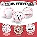 Arrowbash 12 Pcs Mini Face Stress Balls for Boys Girls Sport Funny Face Squeeze Foam Balls for Stress and Anxiety Relief for Party Favors Birthday Gift DecorationBaseball - Image 4