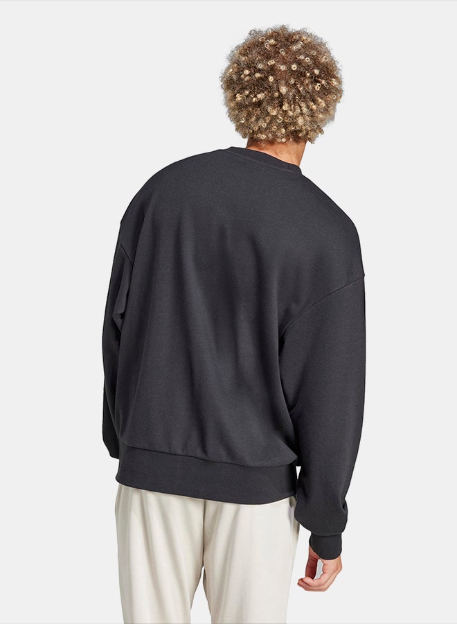 Adidas Essentials Loose Fit 3 Bar Logo Sweatshirt - Image 2