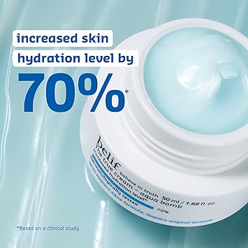 Belif the True Cream Aqua Bomb 50 ml Moisturising Cream for Combination with Oily Skin Face Cream Hydration Clean Beauty - Image 3