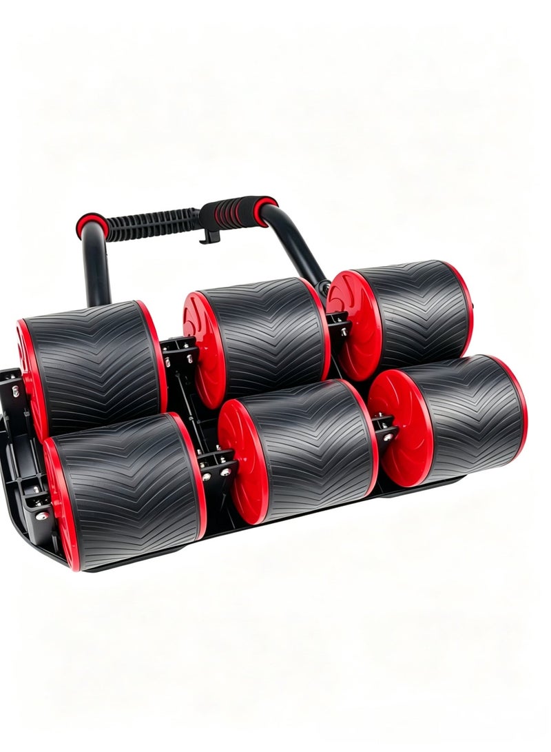 Ab Roller Wheel with Elbow Support, Automatic Rebound Abdominal Workout Equipment for Core Strength Training at Home - Image 5