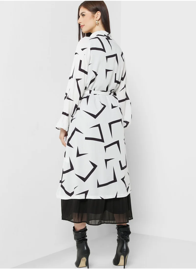 Khizana Printed Layering Light Jacket