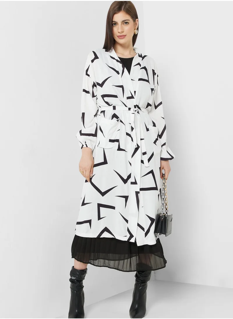 Khizana Printed Layering Light Jacket