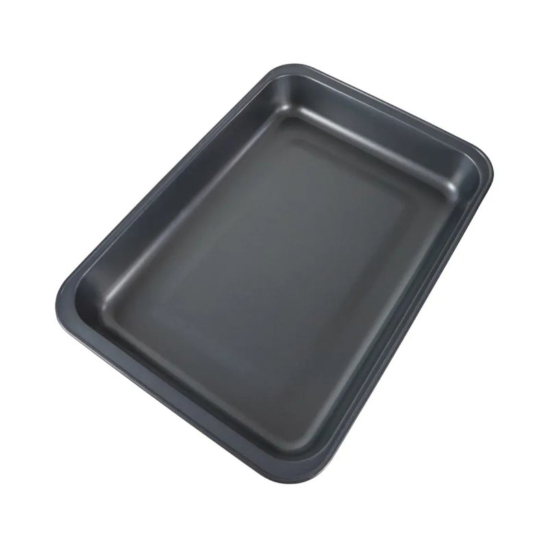 Home Maker Carbon Steel Rectangular Non-Stick Lasagna Pan- 37X26X5cm - Image 1