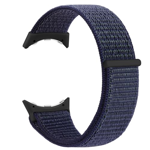 Meliya Nylon Sport Loop Band for Google Pixel Watch 3/2/1, Dark Grey, One Size - Image 1
