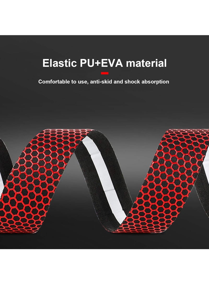 spa luxetique - Bike Handlebar Tapes, 1 Pair PU Bike Bar Tape, AntiSlip Road Bar Tape, Cycling Handle Wraps, Handle Wraps 2 Rolls for Road Bikes and Cycling, Breathable and Waterproof - Image 1