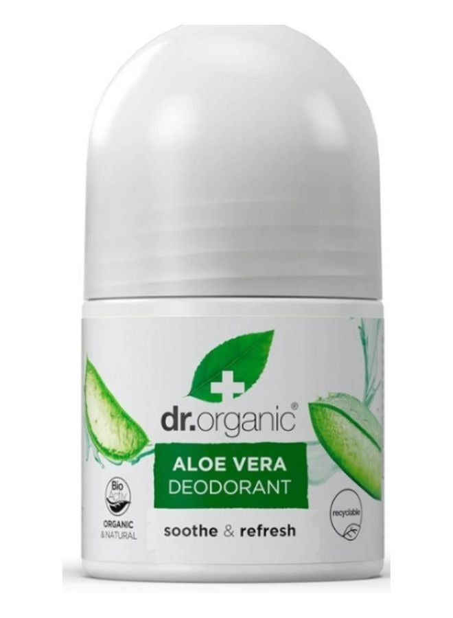 dr.organic Aloe Vera Roll-On Deodorant  - Image 1