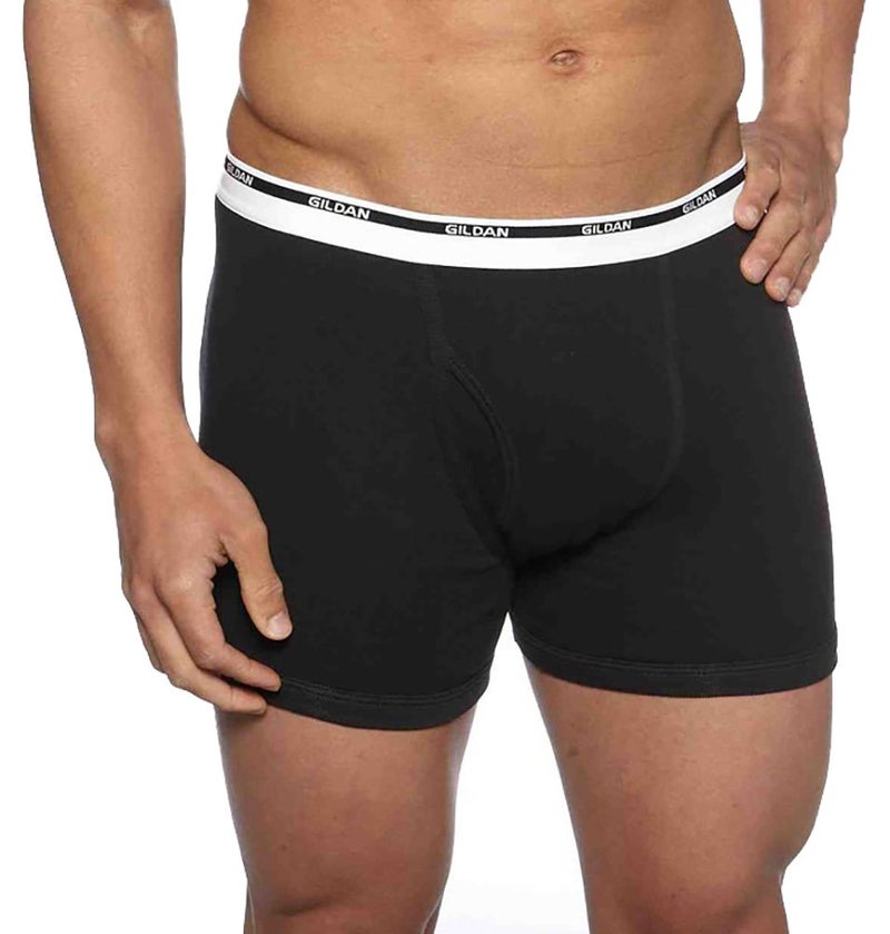Gildan Men's 3-Pack Premium Boxer Briefs - Assorted Big 2X - Image 1