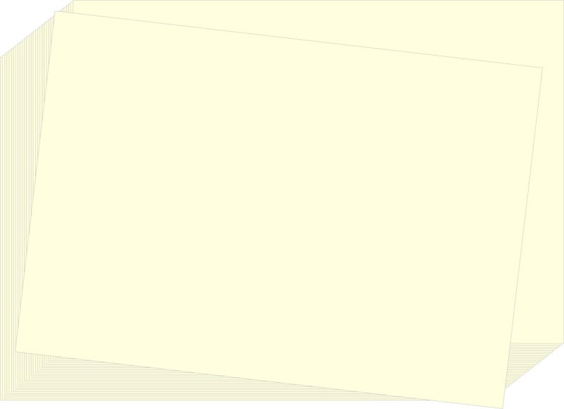IMPRINT Off White/Creamy Card Stock, Index Cards 3.5" x 5", 140 GSM Thickness 50 in This Package - Image 1