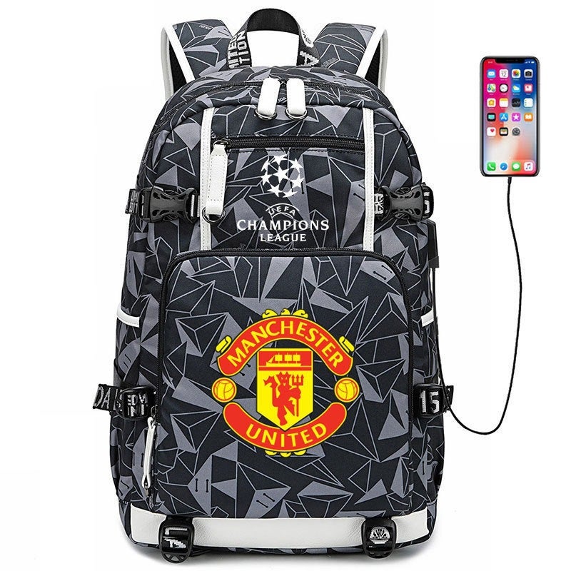 New Fashion Football Team Printed Backpack for Sports and School - Image 1