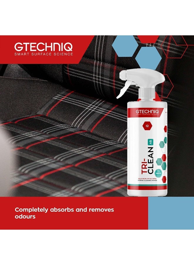 Gtechniq Car Upholstery Cleaner - I2 Tri-Clean All-Surface Cleaner for Cars and Car Detailing - Image 5