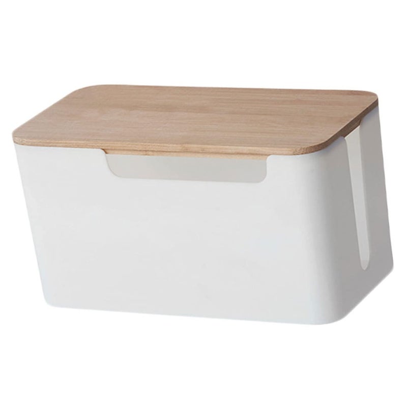 Wire Storage Box with Detachable Cover for Cable Organization and Heat Dissipation - Image 2