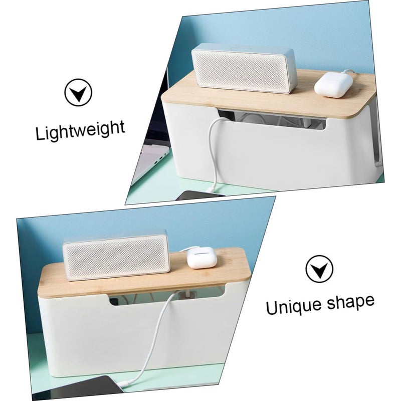 Wire Storage Box with Detachable Cover for Cable Organization and Heat Dissipation - Image 5