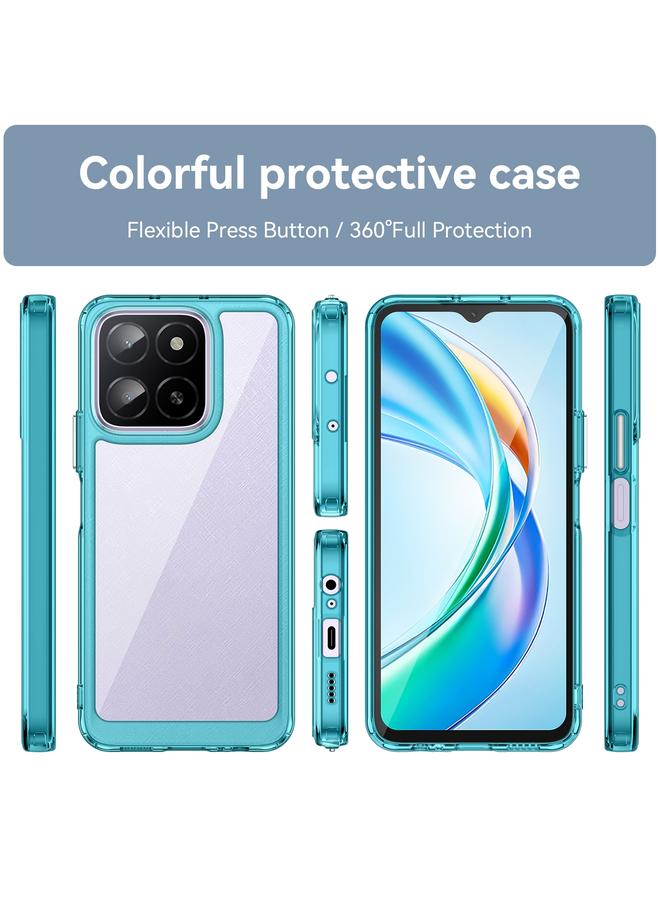 erorex Case For Honor X6b Colorful Series Acrylic Hybrid TPU Phone Case - Image 2