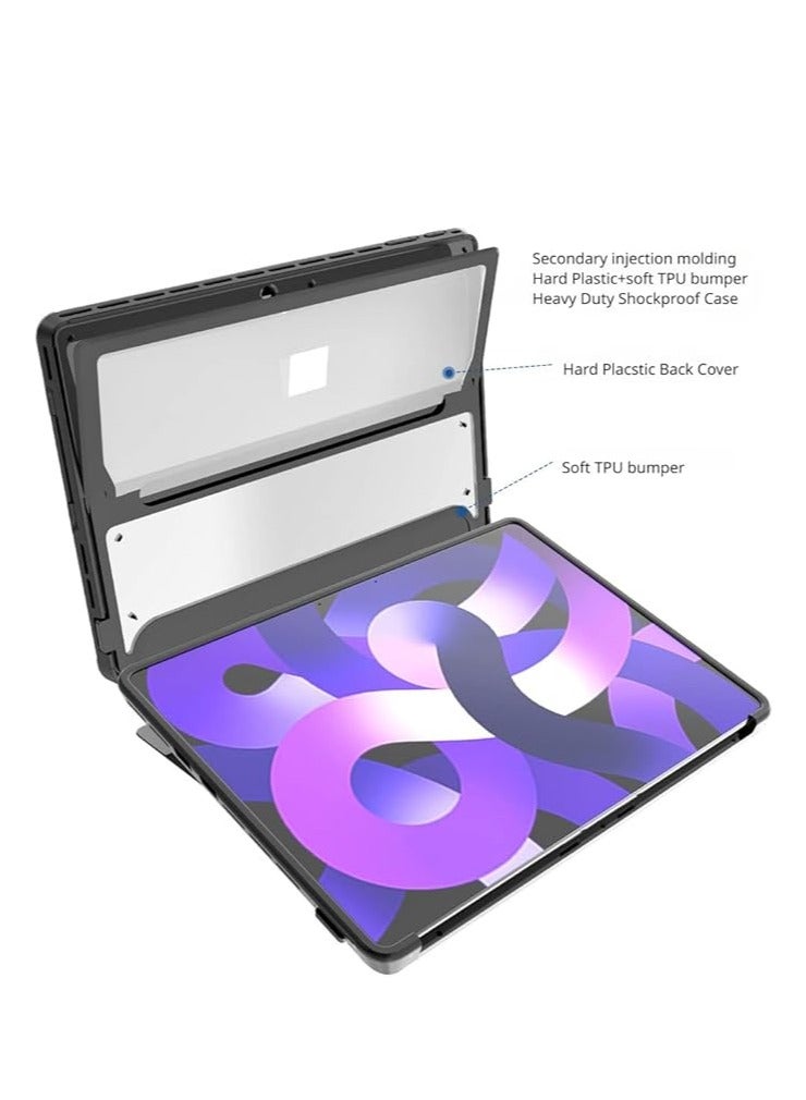 For Microsoft Surface Pro 9 Case, Clear Multi-Angle Shock Resistant Case, compatible with Microsoft Surface Pro 9 13-inch - Image 2