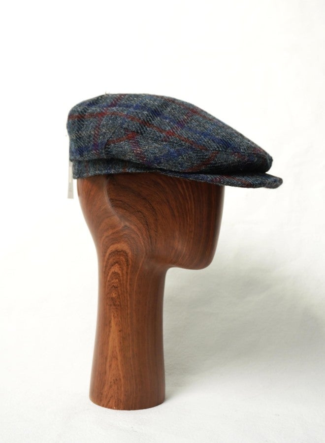 TAILORMAP Harris Tweed Newsboy Cap 100% Wool Flat Cap for Men, No.3036, 7 3/8 - Image 4