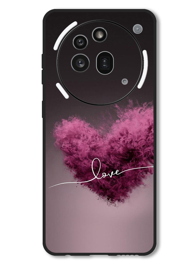 Theodor Case Compatible with Nothing Phone 3a Pro Protection Shockproof Bumper Cover Love - Image 1