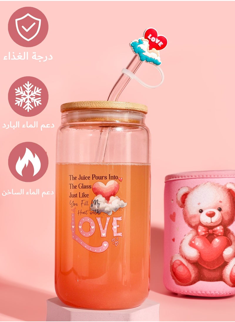 Arabest Romantic Gift Box for Wife & Fiancée - Glass Cup, Music Box & Silk Rose Bouquet (Wedding/Anniversary Gift for Her)  - Image 4