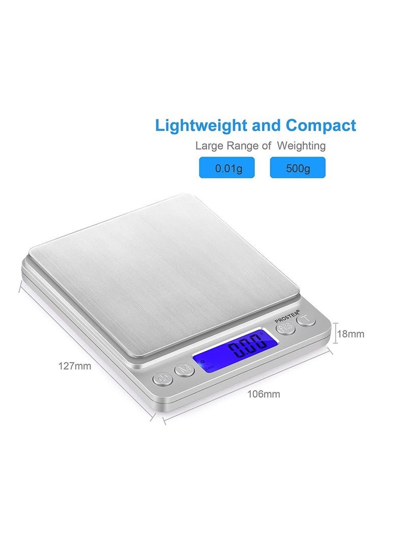 3000g/0.1g Mini Digital Scale Portable LCD Electronic Scale Jewelry Weighing Scale - Image 2