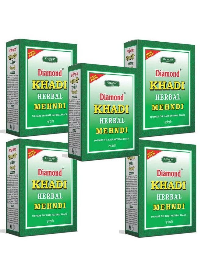 Khadi Herbal Mehndi Chandan Mix For Unisex 45G Black (Pack Of 5) - pzsku/Z903F28C56E412379DC27Z/45/_/1690022231/cd1f7b5f-44c4-4a8c-9624-be5350af16b6